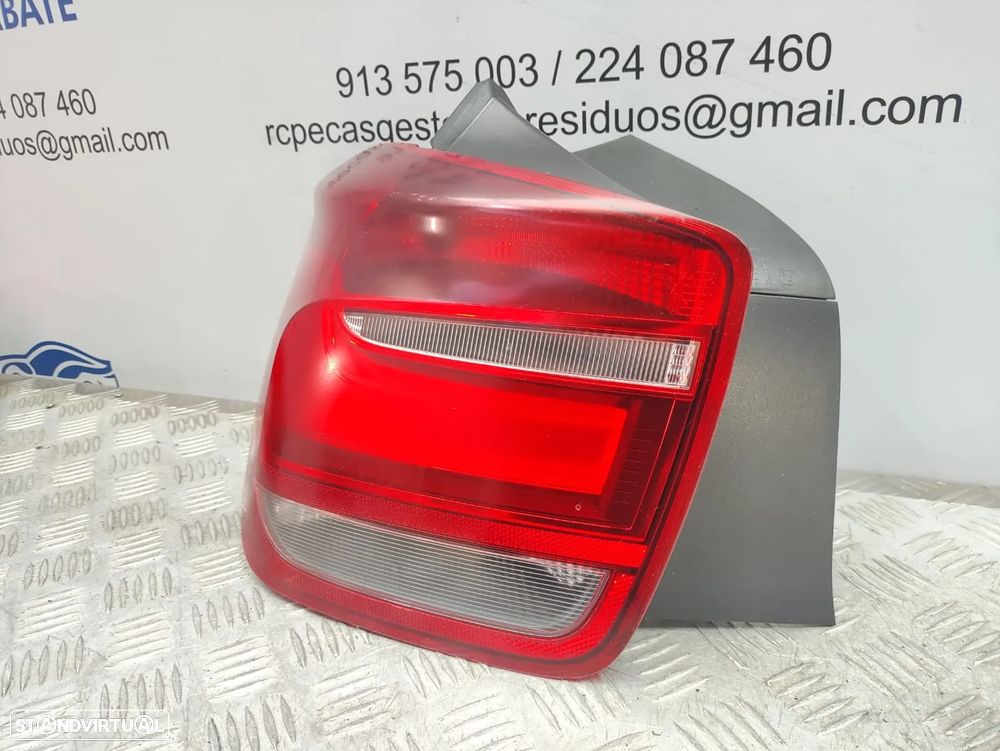 Farolins Tras Traseiros Esquerdo Direito Original LED BMW Serie 1 F20 5 portas F21 2 portas 7241543 7241544 2011 - 2014 - 10