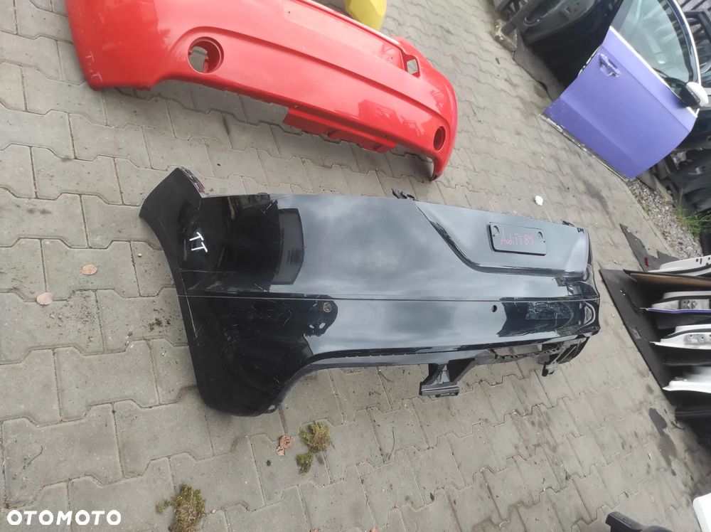 AUDI TT 8J S-LINE TT RS ZDERZAK TYLNY TYŁ PDC CZUJNIKI PRAKOWANIA CZARNY 8J0807317 WYSYŁKA !!!! - 4