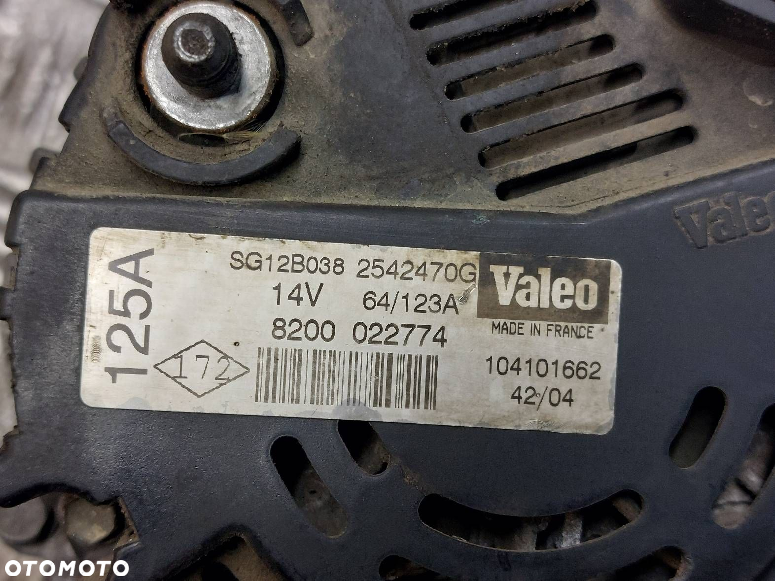 ALTERNATOR RENAULT KANGOO I FL 1.5 DCI 8200022774 - 6