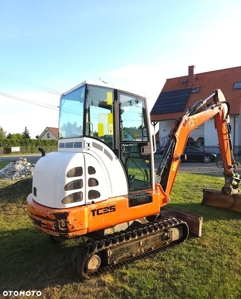 Terex TC35, ROTOTILT, 2 x Łyzka,  Import Niemcy, nie eksploatowana w PL, 1 reka!  Faktura VAT - 3