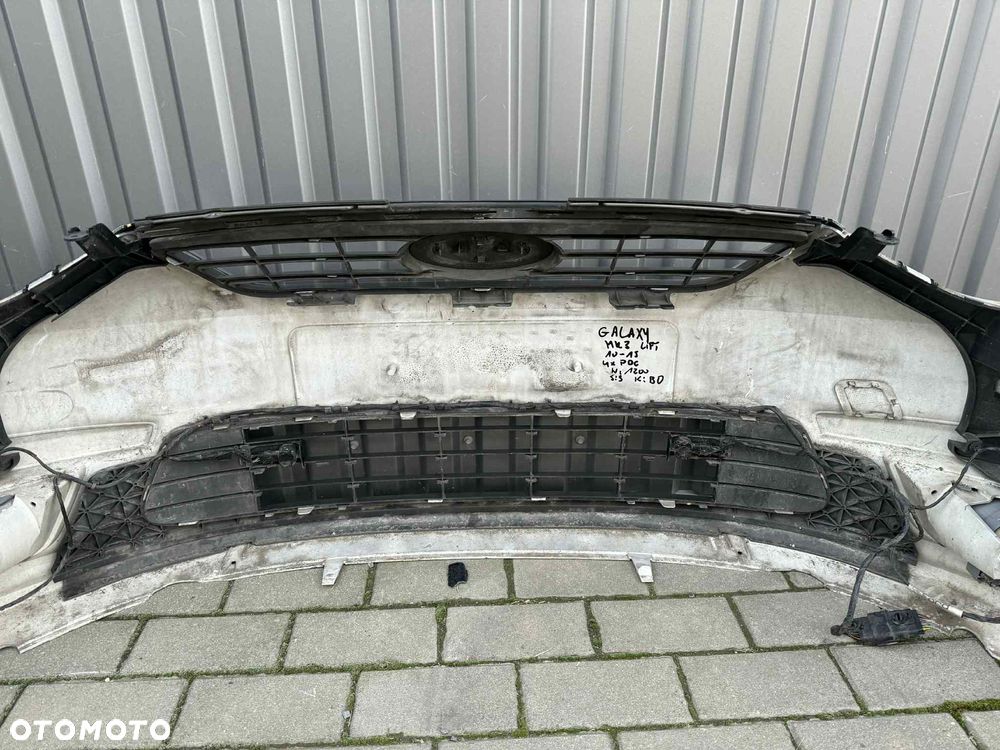 Ford Galaxy Mk3 Lift 10-15 Zderzak Przód Przedni Kompletny 4xPDC Halogeny B0 - 8