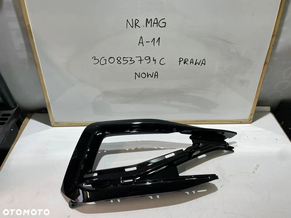 NOWA KRATKA ZDERZAKA PRAWA PRZÓD VW PASSAT B8 R-LINE LIFT 3G0853794C - 1