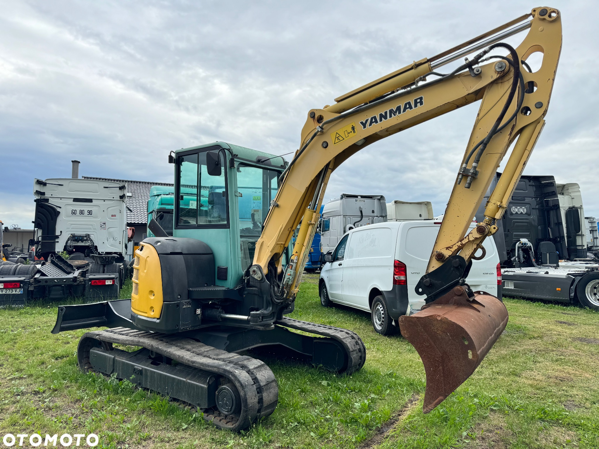 Yanmar VIO50-U Minikoparka // Waga 4625KG // - 8