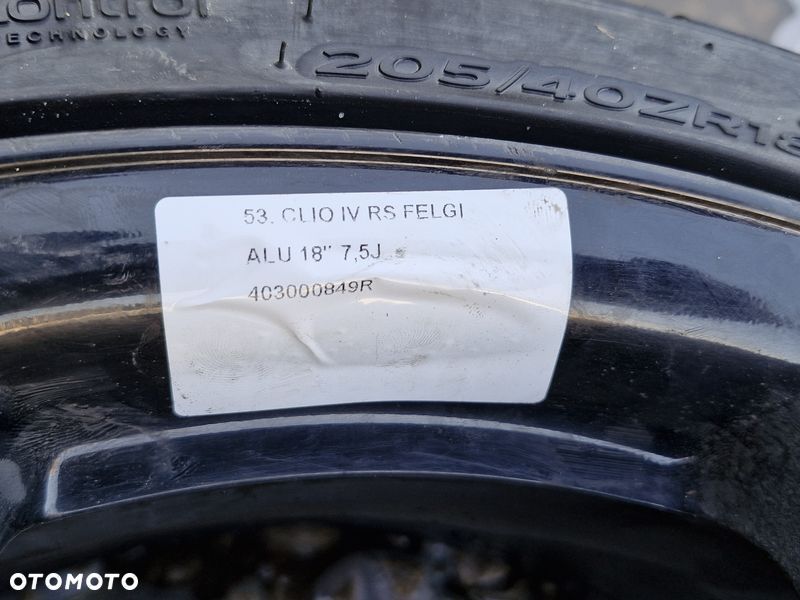 clio iv megane rs felgi aluminiowe alufelgi 18'' 7,5j et55 5x114.3 403000849r - 6