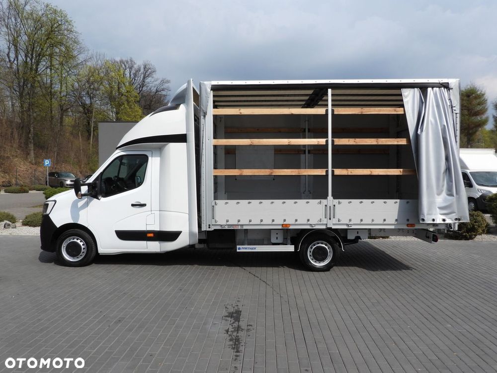 Renault MASTER PLANDEKA 10 PALET WEBASTO TEMPOMAT LEDY PNEUMATYKA KLIMATYZACJA  165KM - 9