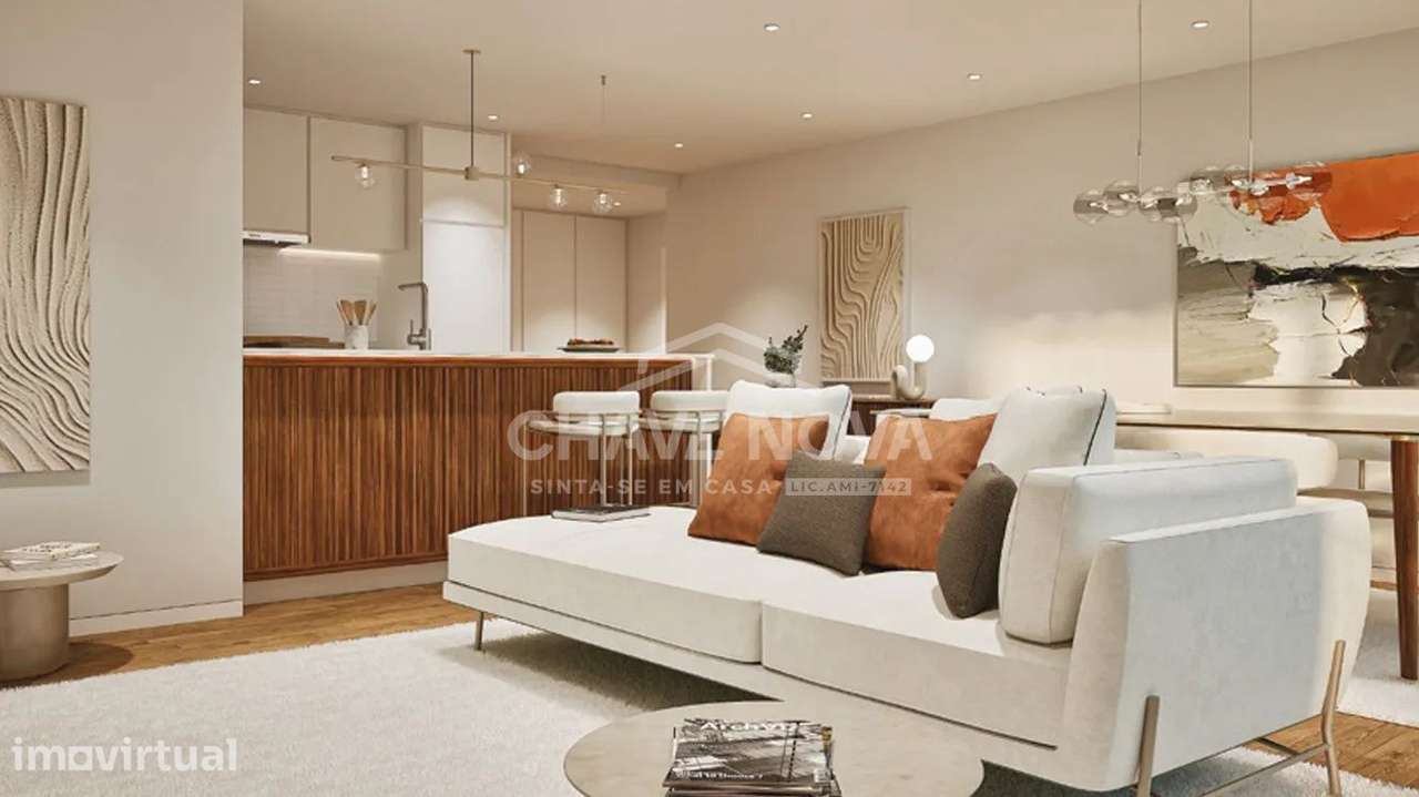 Apartamento T2 | Condomínio Fechado com Piscina | Espinho - Grande imagem: 3/20