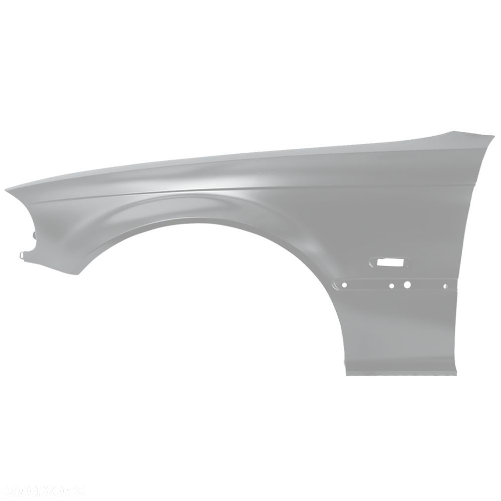 BLU Błotnik BMW 3 E46 Coupe Cabrio 354 lewy srebrny 1999-2003 przód Titanium Silver - 2