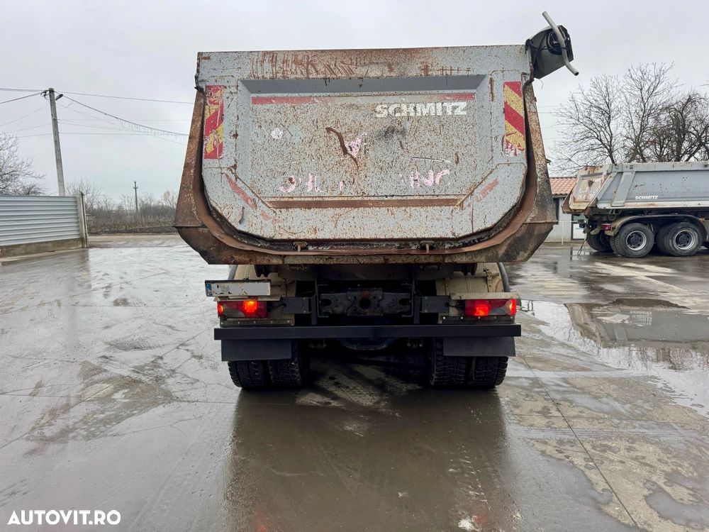 Scania P410 8x4 Basculanta Bena Posterioară Hardox Schmitz 18mc - 18