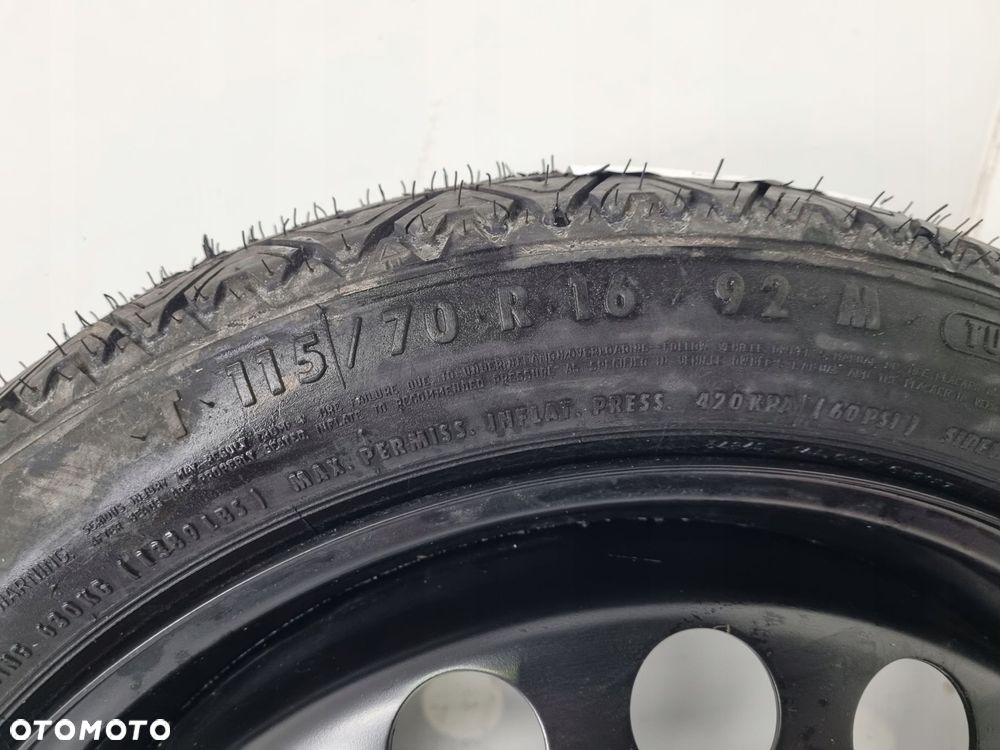 KOŁO DOJAZDOWE Opel Vectra C Astra H dojazdówka 115/70 R16 2160115 5x110 - 8