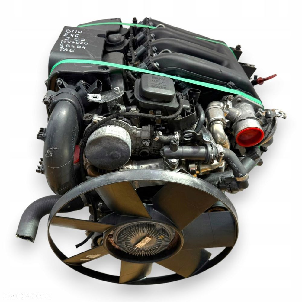SILNIK M47D20 BMW E46 2.0 D DIESEL 150KM LIFT 204D4 DIESEL 160 442km - 1