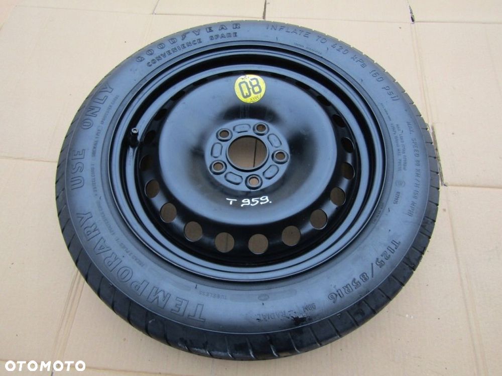 Koło Dojazdowe 16 Ford C-MAX Focus Mondeo Kuga Puma Volvo S40 V50 V40 C30 - 4