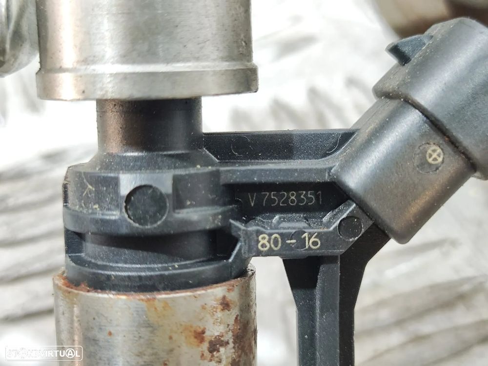 Régua + Conjunto de 4 Injetores Bosch / Mini - N14B16A - V7540439 V7568050 V7528351 0261500029 - 10