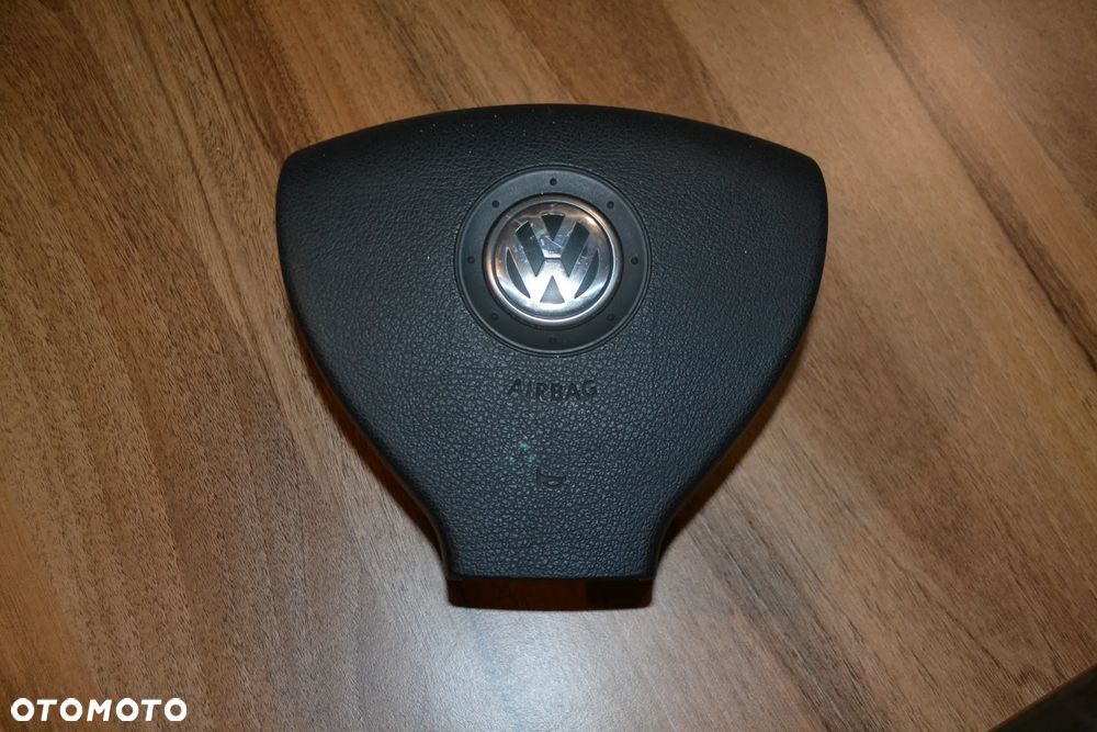 VW PASSAT B6 GOLF V CADDY JETTA PODUSZKA POWIETRZNA AIRBAG W KIEROWNICĘ 1K0880201AB - 1