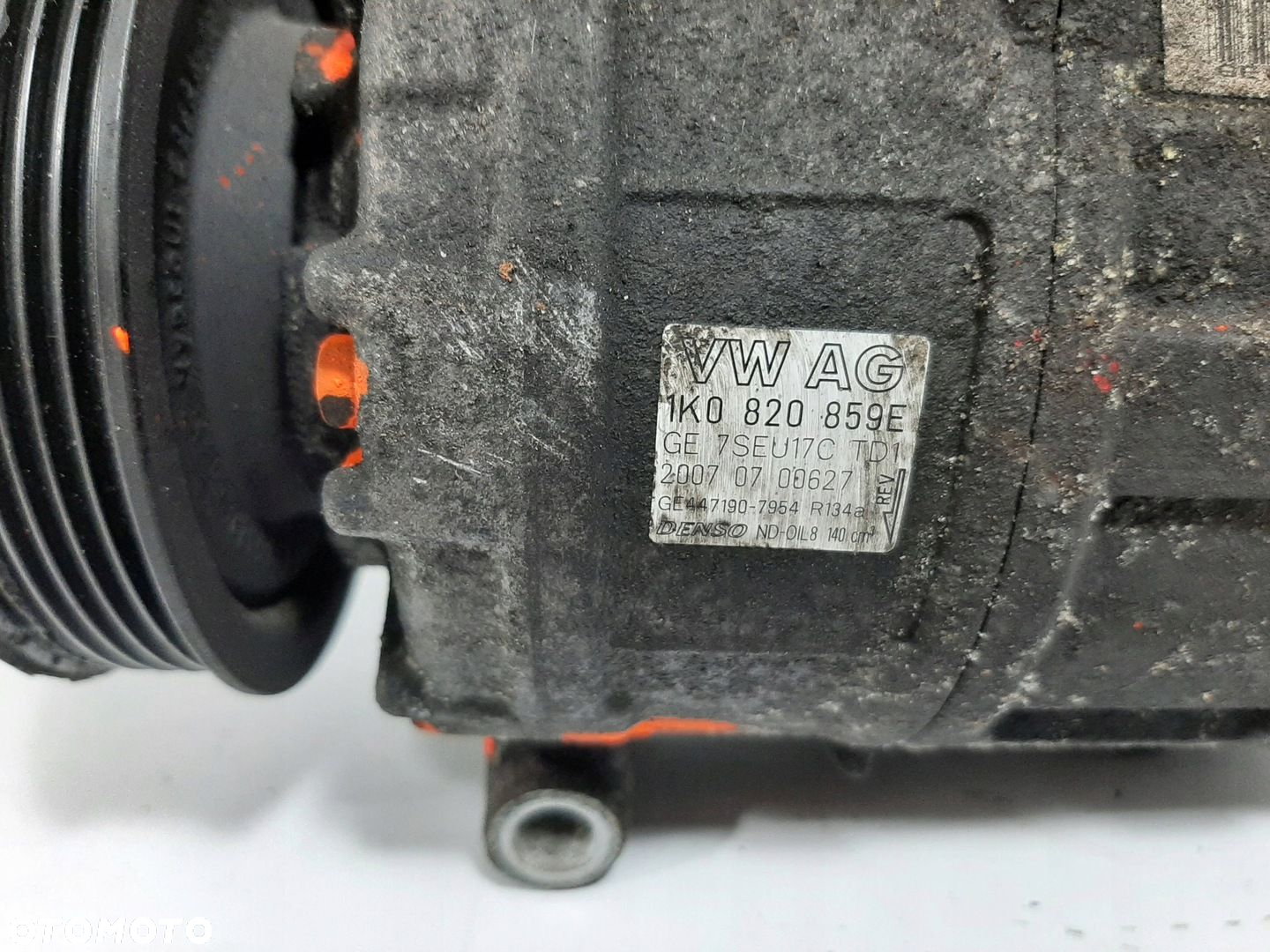 VW GOLF V 2.0 FSI SPORT 05R KOMPRESOR KLIMATYZACJI DENSO 1K0820859E - 7