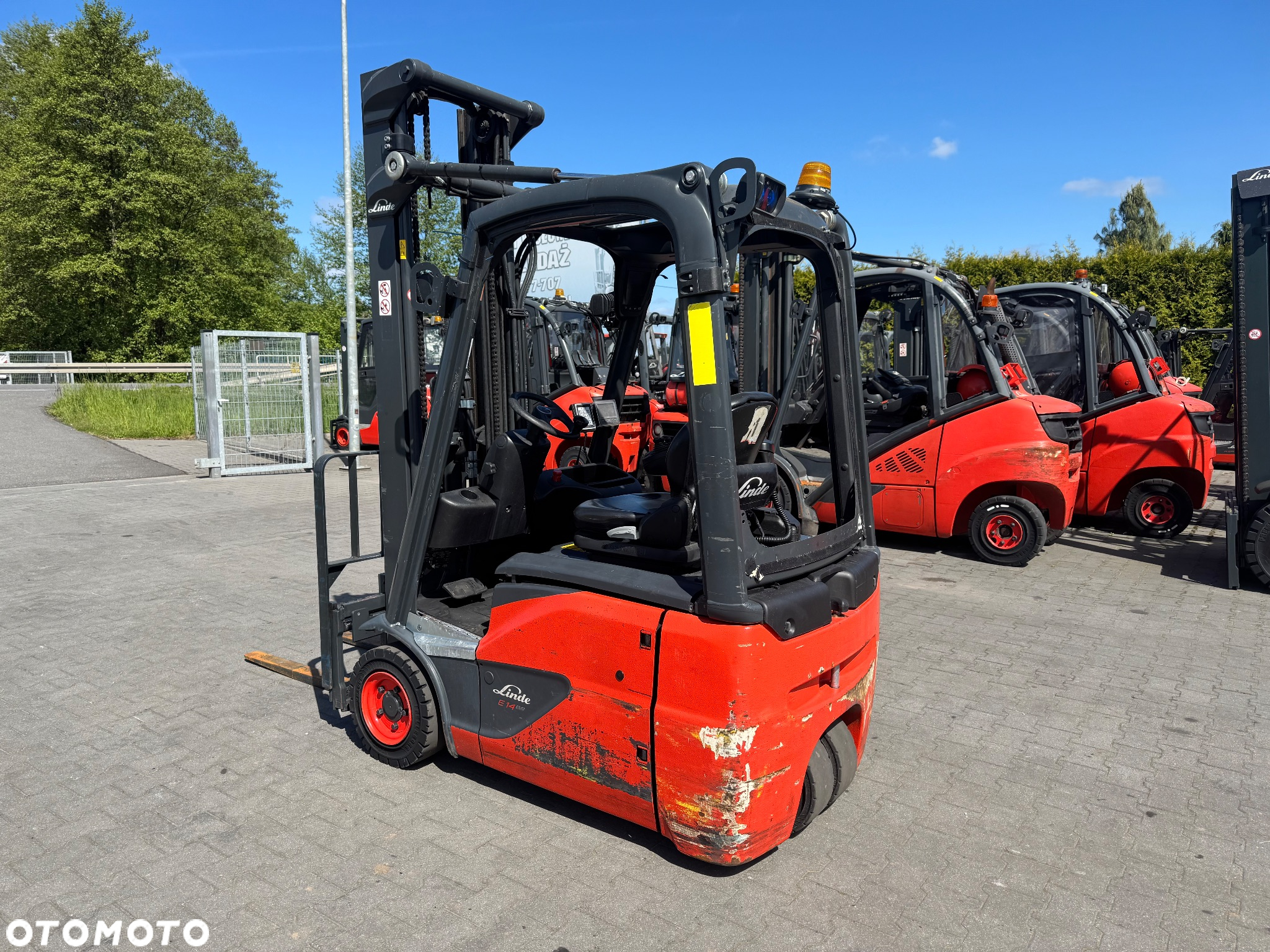 Linde E14  Evo Tylko 3560mth triplex przesuw wolny skok h16 h18 toyot e16 - 13