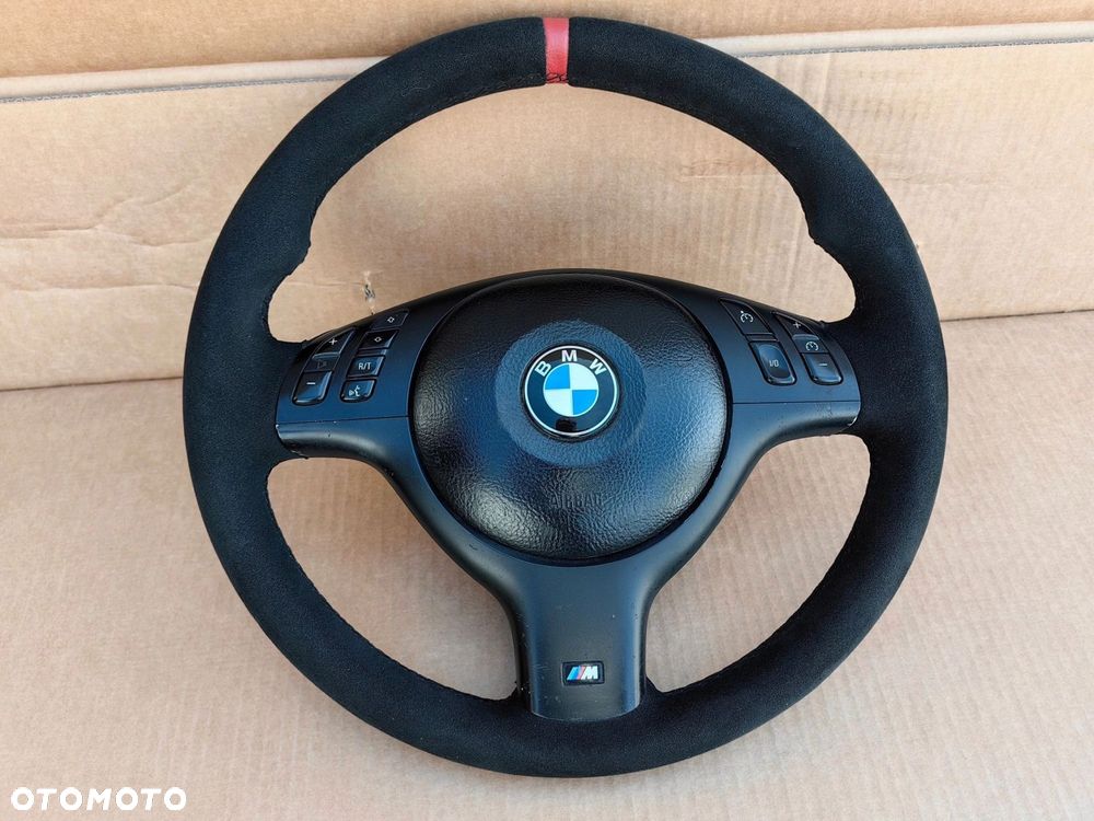 Kierownica BMW e46 M3 e39 M5 e53 x5 multifunkcja M Sport alcantara - 1