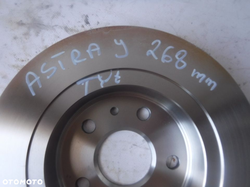 opel astra j 4 iv tarcze tył oryginał gm  268mm - 4