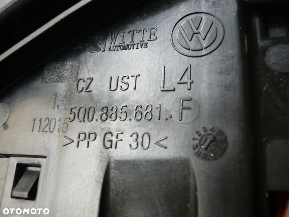 zamek kanapy lewy 5q0885681f audi a3 8v - 2