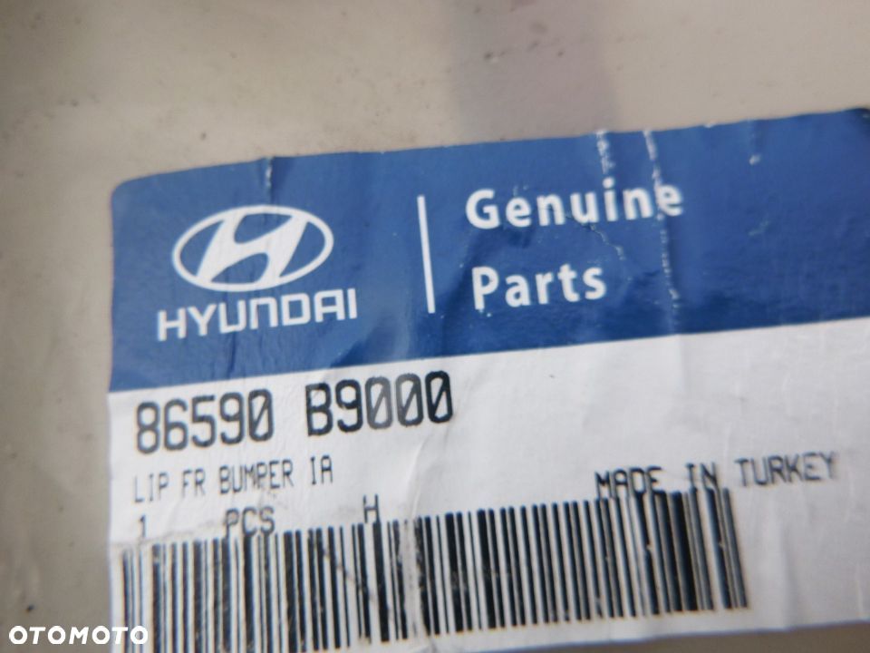 hyundai i10 ii 14r- spoiler hokej zderzaka przód nowy oryg - 2