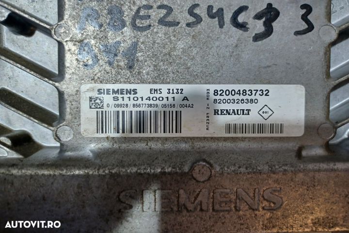 Calculator motor ECU S110140011 8200483732 - 1.4 MPI S110140011 82004 - 3
