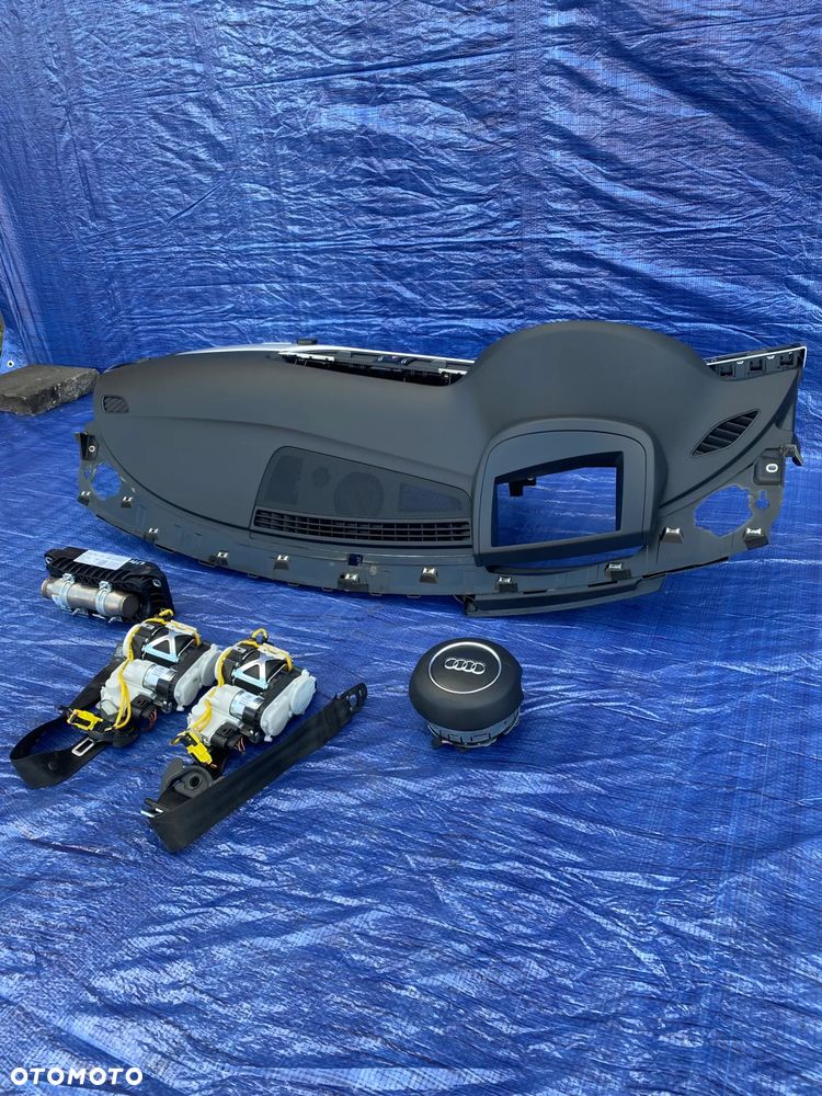 AUDI A6C7 4G LIFT DESKA ROZDZIELCZA KONSOLA HEAD UP KOKPIT PODUSZKI AIRBAG PASY 11-18 ORYGINAŁ KOMPLET - 2