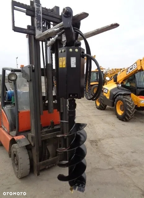 Wiertnica z wiertłem świder glebowy JCB 3CX 4CX koparko ładowarka JCB Koparka JCB 8045, 8050, 8055, 8060, 8080, 8085 JCB ORYGINAŁ - 4