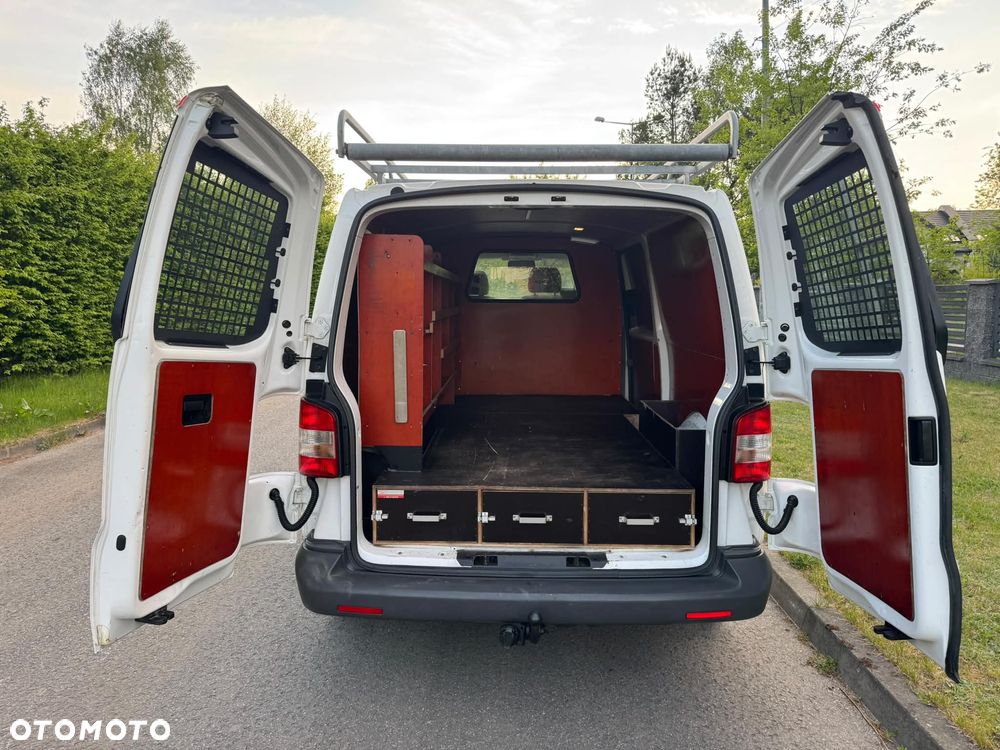 Volkswagen TRANSPORTER L2H1 LIFT Długi Klima Duże Radio Tempomat Furgon 3os. Rury - 16