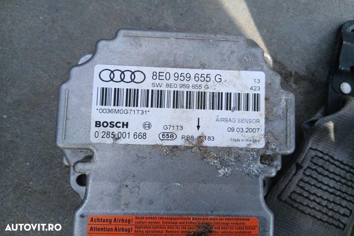 Kit airbag cu plansa de bord 8E1880204D 8E0959655G 8E0857705F 8E08577 - 5