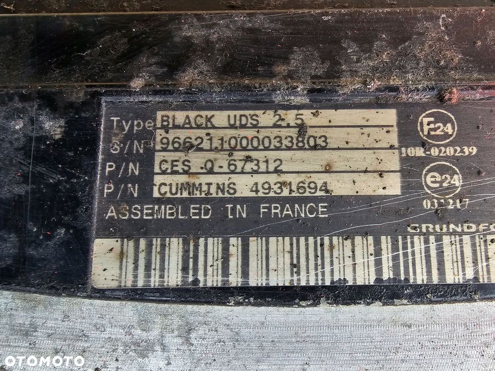 POMPA MODUŁ ADBLUE DAF LF 45 55 CF E5 E6 4931694 BLACK UDS 2.5 - 5
