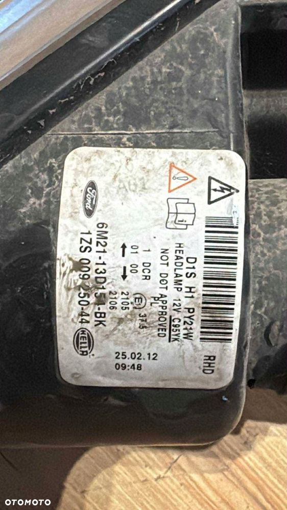 prawy reflektor ksenon ford s-max mk1 lift wersja uk - 4