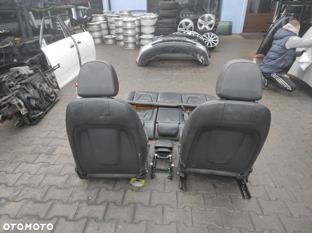 AUDI A4 B8 SEDAN FOTELE SKÓRZANE SKÓRA PODGRZEWANE KOMPLET WYSYŁKA !!!! - 12