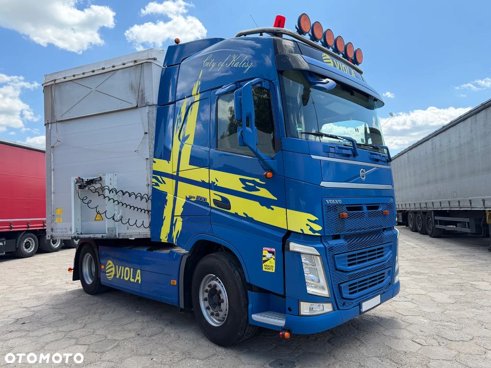 Volvo FH 500 AUTOMAT / HALOGENY ORUROWANIE / FULL SPOJLERY / LED / EURO 6 / TACHOGRAF NOWEJ GENERACJI / PRZÓD NOWE OPONY DUNLOP / 2015 ROK !! - 1