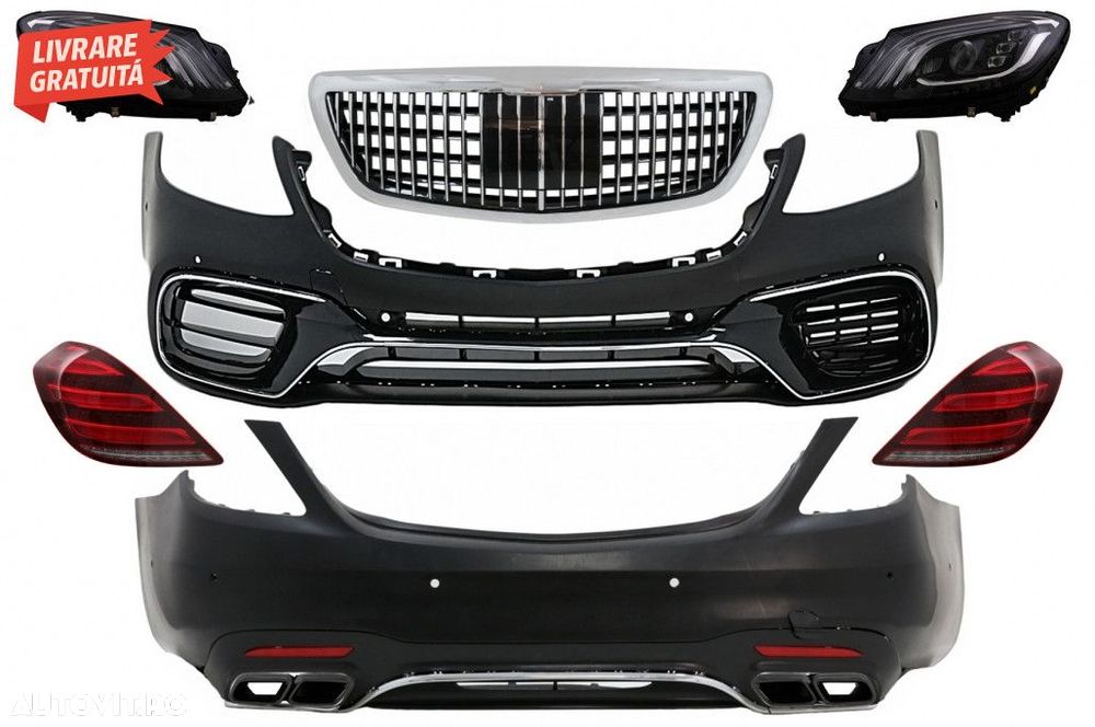 Pachet Exterior Complet Mercedes S-Class W222 Facelift (2013-06.2017) - 1