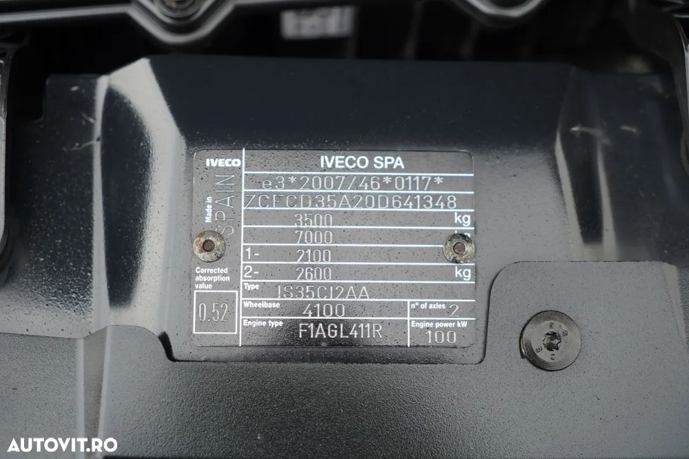 Iveco DAILY 35-140 / CONTAINER / MANUAL / TWIN / 2019 - 38