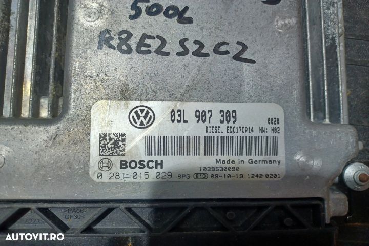 Calculator motor ECU 03L907309 0281015029 - 2.0 CBBB 03L907309 028101 - 3