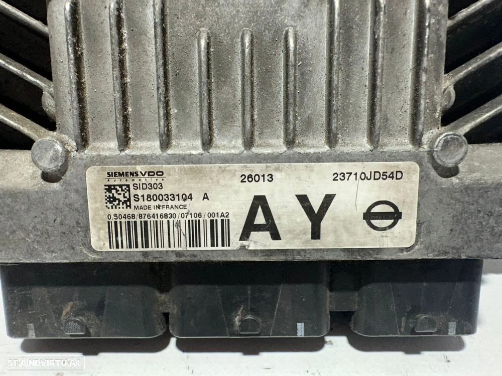 .Centralina Motor Original Siemens Nissan Qashqai J10 1.5 dCi K9k282 K9K292 23710JD54D S180033104 2006 - 2014 - 8