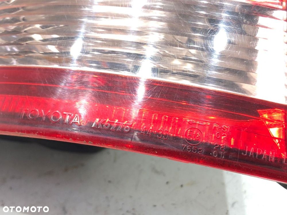 LAMPA LEWY TYŁ - 72.00 PLN - TOYOTA AVENSIS VERSO (_M2_) 2001 - 2011 2.0 D (CLM20_) 85 kW [116 KM] - 4