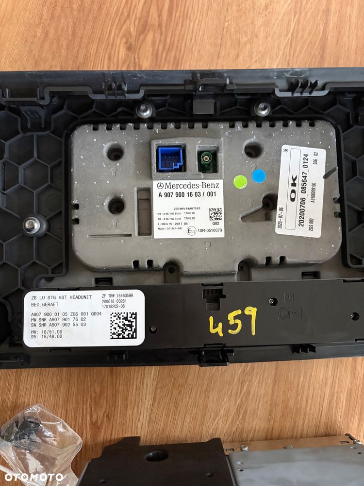 Radio Nawigacja MBUX Mercedes Sprinter 907 910 - 6