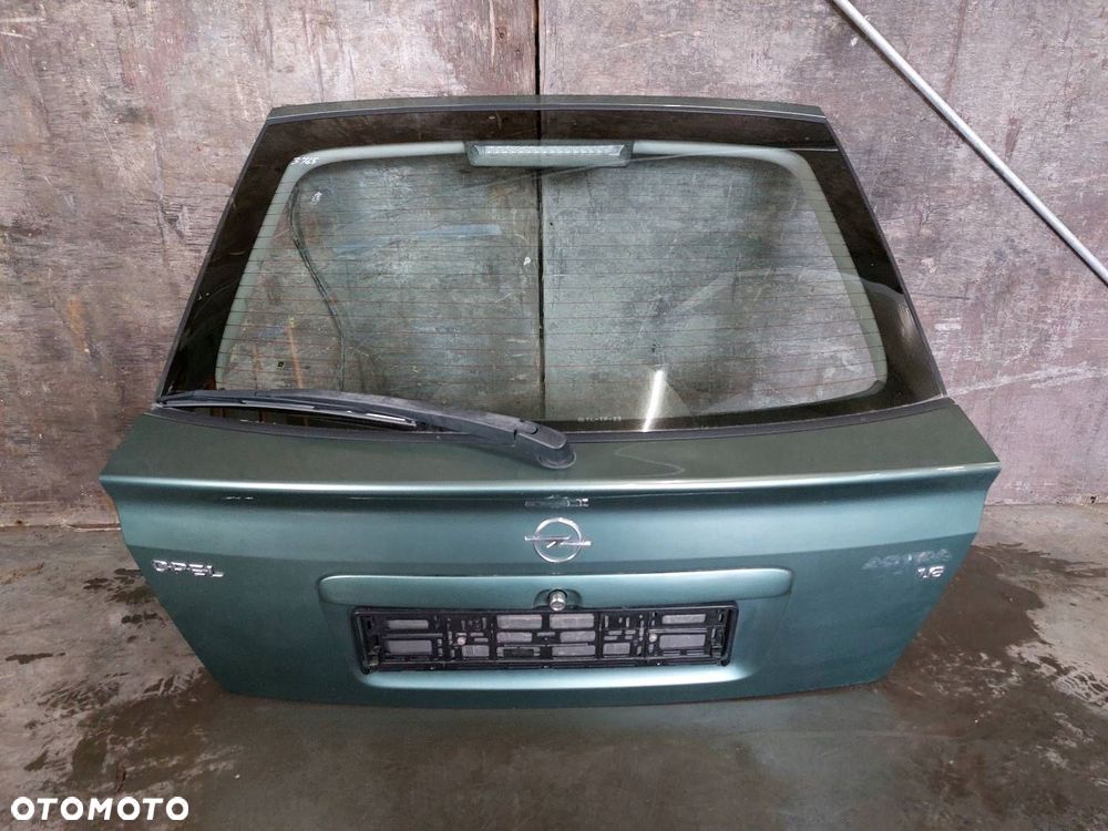 KOMPLETNY TYŁ OPEL ASTRA G KLAPA ZDERZAK LAMPY - 14