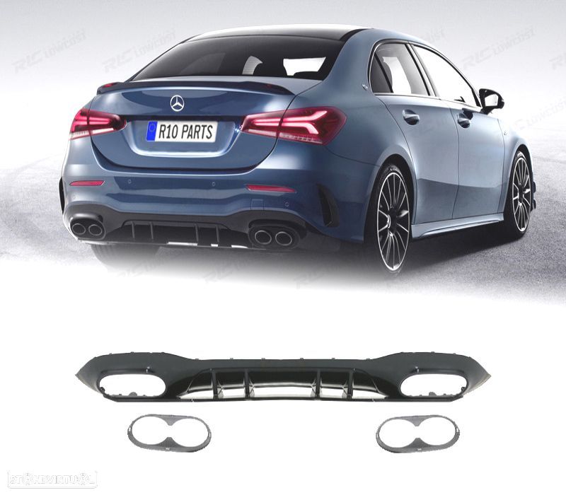 DIFUSOR MERCEDES CLASE A V177 19-24 LOOK AMG A45 - 1