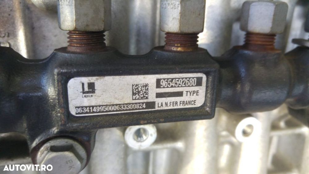 Rampa injectoare 1.6 hdi citroen c4 9654592680 - 2