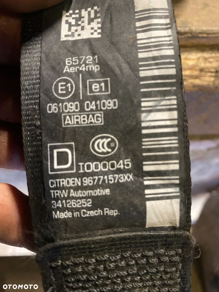 CITROEN DS3 DESKA ROZDZIELCZA KONSOLA KOKPIT PODUSZKI AIRBAG PASY ORYGINAŁ KOMPLET - 8