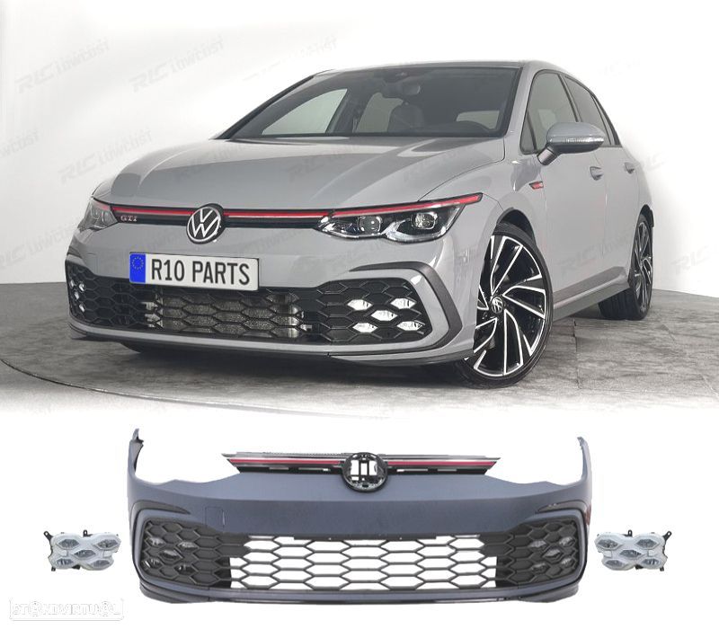 PÁRA-CHOQUES FRONTAL VOLKSWAGEN VW GOLF 8 19-24 GTI + NEVOEIROS - 1