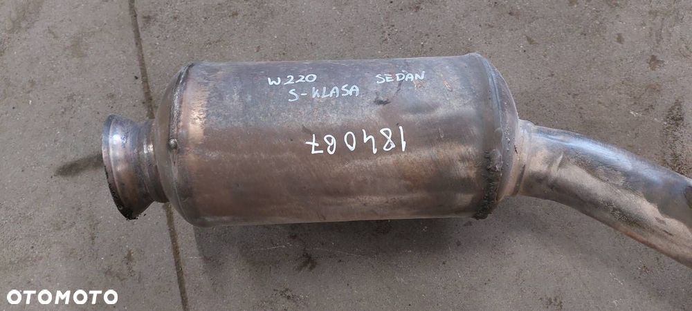 TŁUMIK WYDECH POCZĄTKOWY KATALIZATOR PUSTY MERCEDES W220 - 3