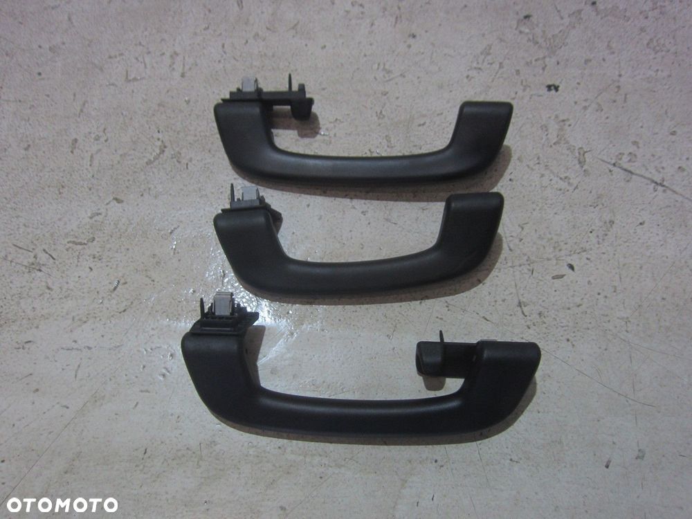 BMW 5 F10 SŁUPKI OSŁONY DASZKI ELEMENTY PODSUFITKI CZARNEJ 51168052676 - 12