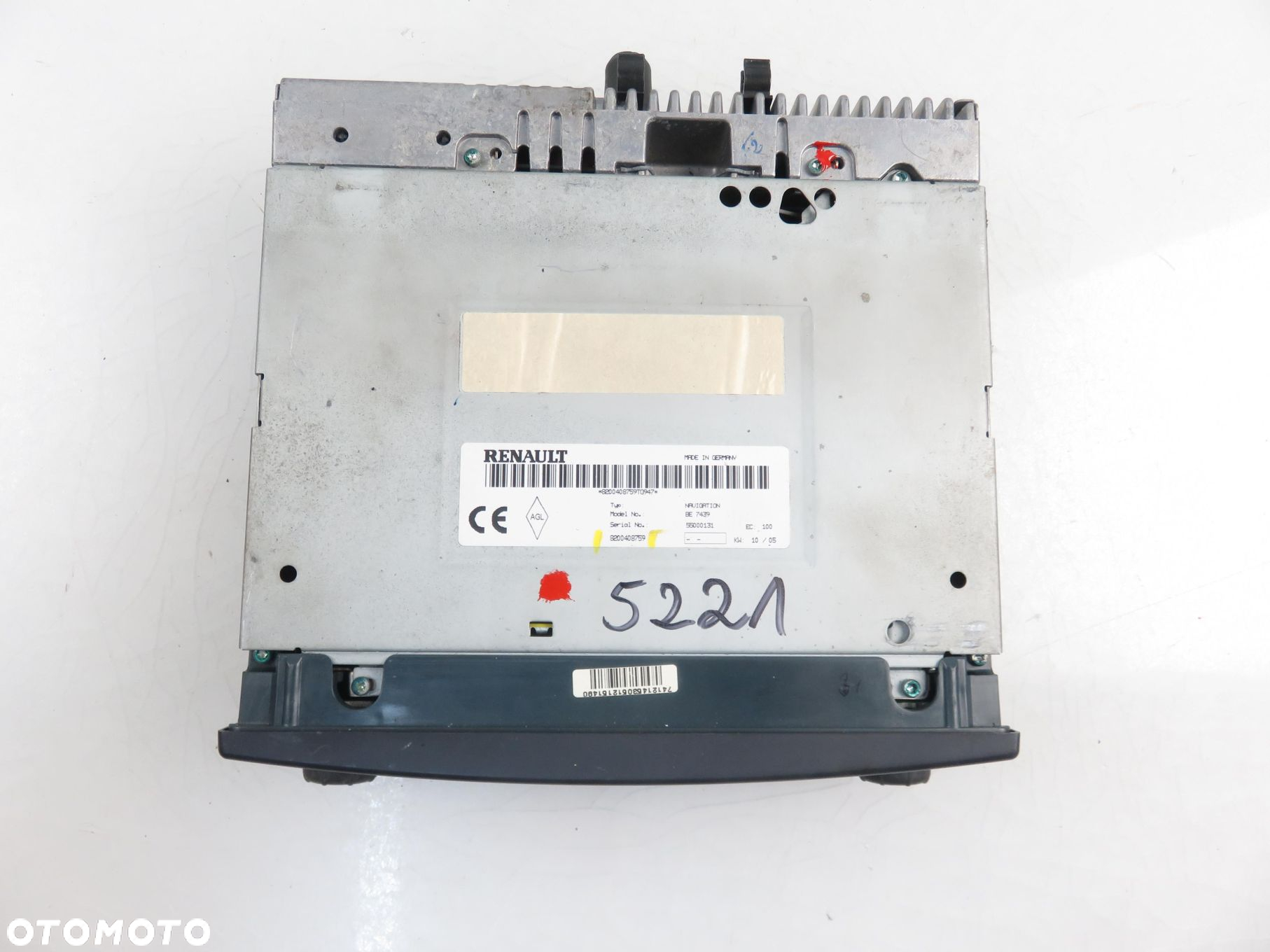 RADIO RENAULT ESPACE IV 8200408759 + KOD - 2
