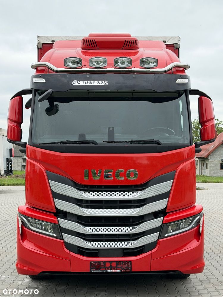 Iveco S-WAY 460 / FIRANKA / WINDA / 24 EUROPALETY / 6x2 / 3 OŚ PODNOSZONA I SKRĘTNA / SYPIALKA / AUTOMAT / 2021 ROK / SPROWADZONY - 9