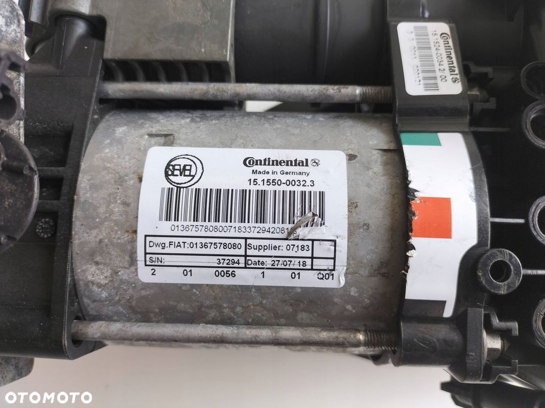 KOMPRESOR ZAWIESZENIA DUCATO BOXER JUMPER ORYGINAŁ 136757808 - 2