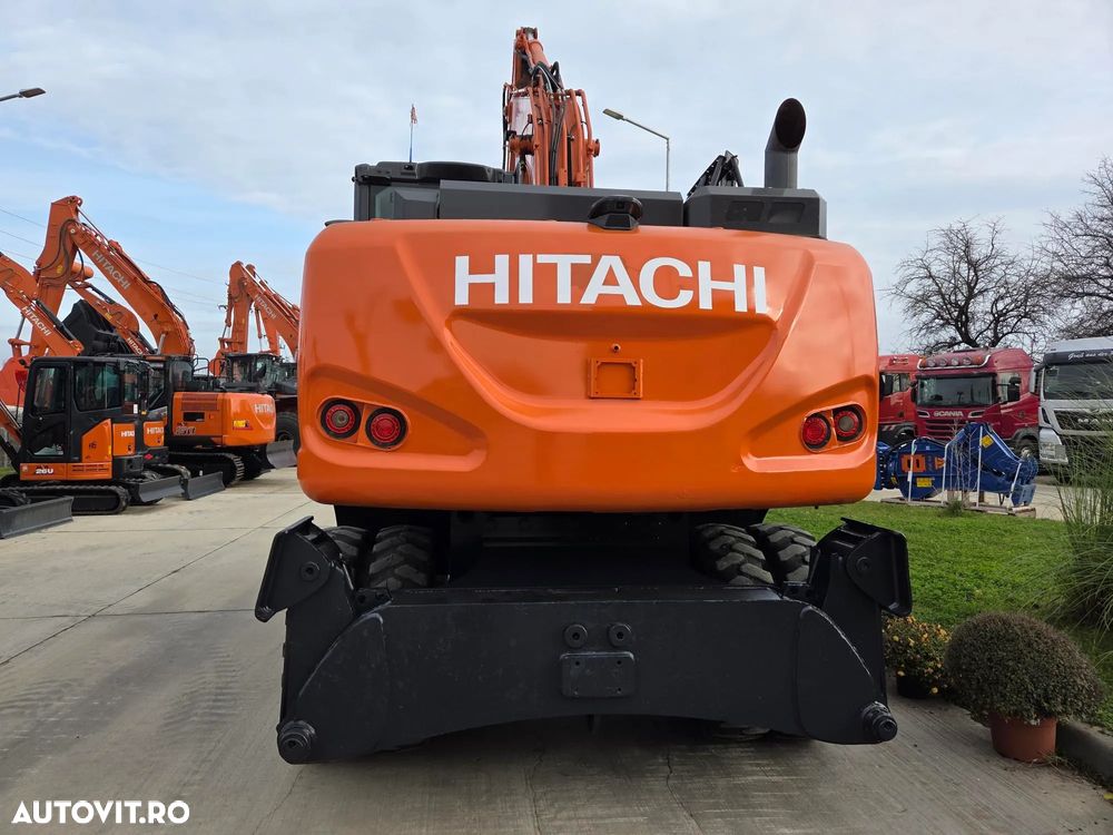 Hitachi PE ROTI, 20t, Cupa NOUA 1,2mc, 2022, 4.565h, LAMA NIVELARE si CALE, inst picon pe brate, consum mediu 7 litri pe ora, Ad sapare 6m, ridica 7 tone, latime 2,49m, Inst picon, camera spate, camere laterale, ULTIMA GENERATIE seria 7,  PROMOTIE-116.900Eur - 11