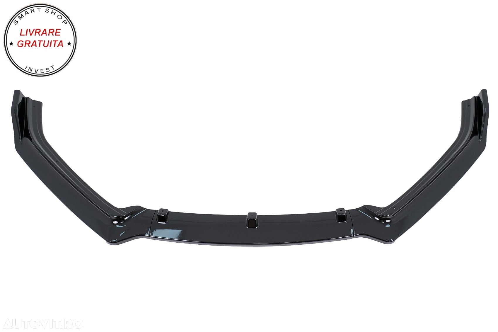Prelungire Bara Fata VW Polo 6R 6C Facelift (2009-2017) Negru Lucios- livrare gratuita - 3